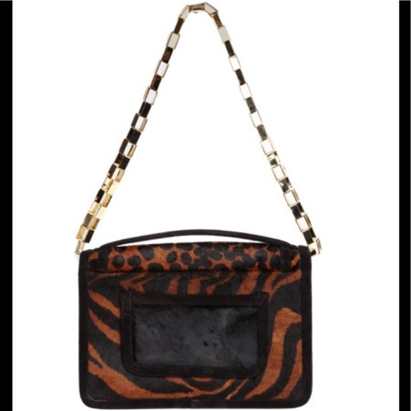 Pierre Hardy Hairy Calf Bag CV04 Top Handle Clutch - Picture 3 of 14